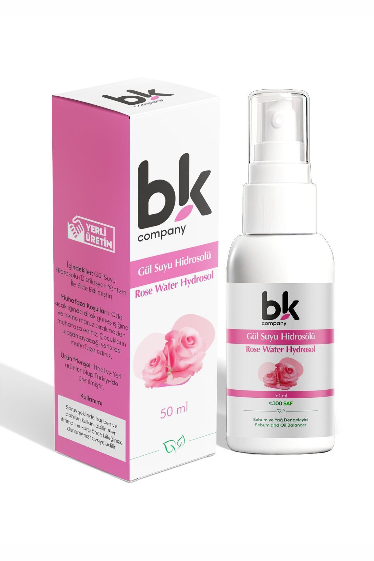 گلاب - مجموعه 2 تایی آب رزماری BK COMPANY