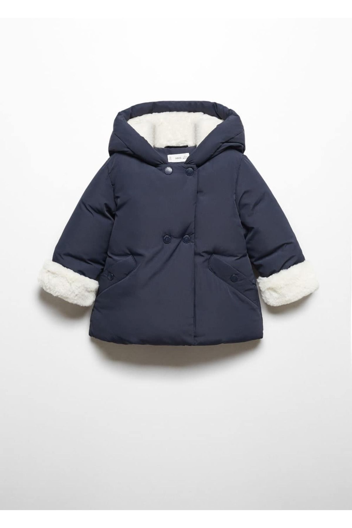 Suni kürk astarlı anorak