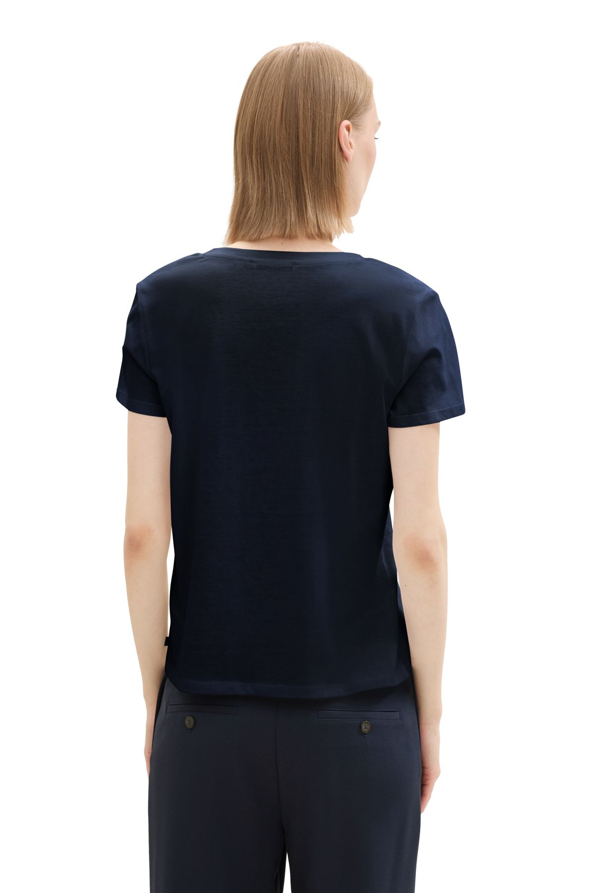 Tom Tailor-V-neck T-shirt with print 3