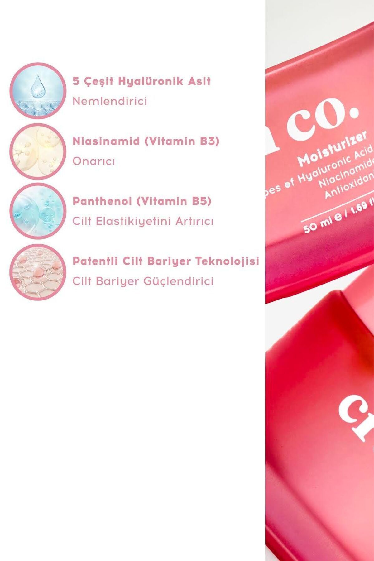 کرم صورت   Cream Co. | Panthenol (Vitamin B5) اورجینال - تصویر 4