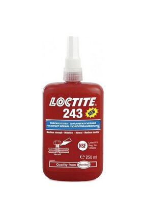 Genel Markalar Loctite 243 Orta Mukavemetli Civata Sabitleyici 50ml