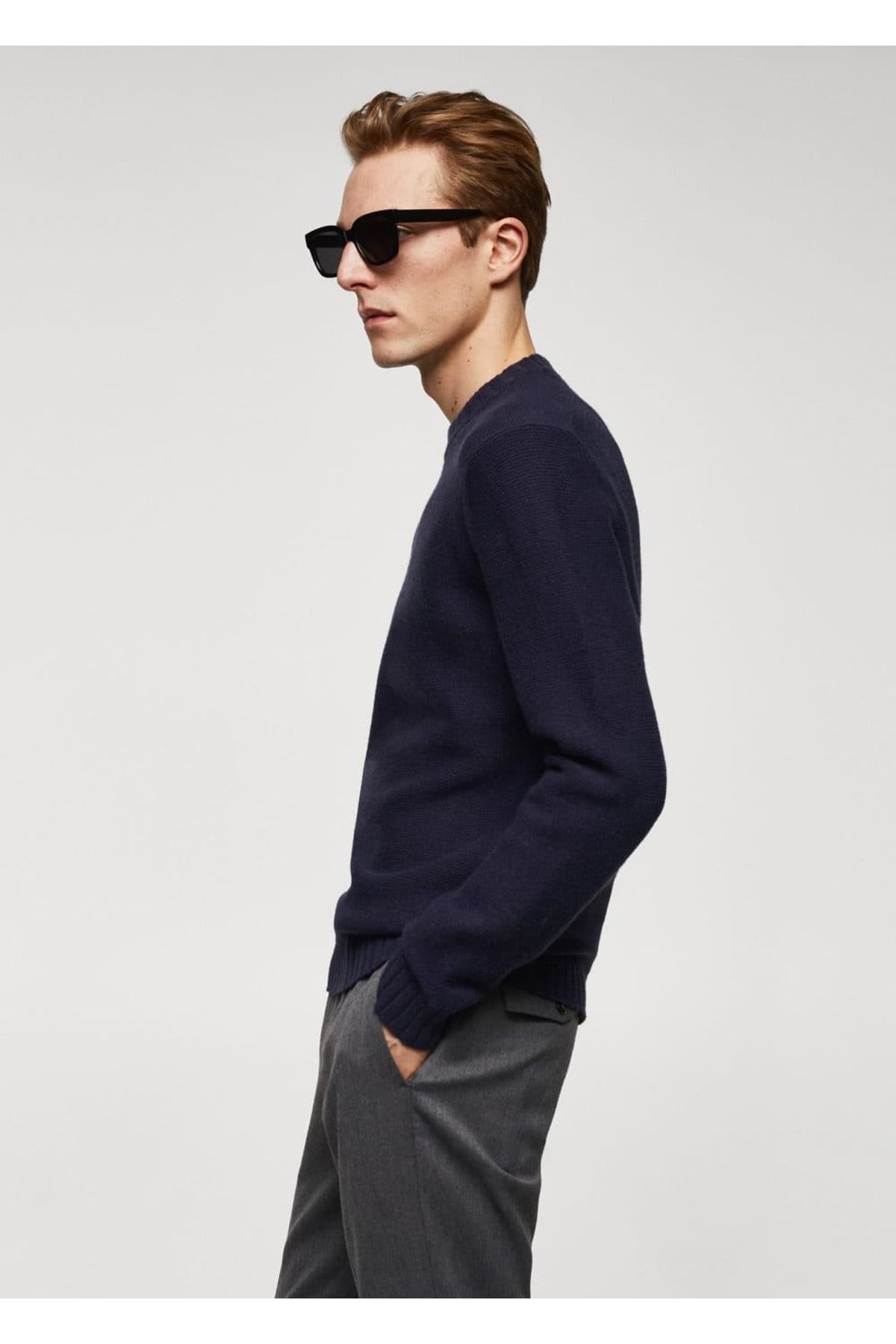 MANGO Man-Rib Knitwear Sweater - Stylish and Comfortable 7
