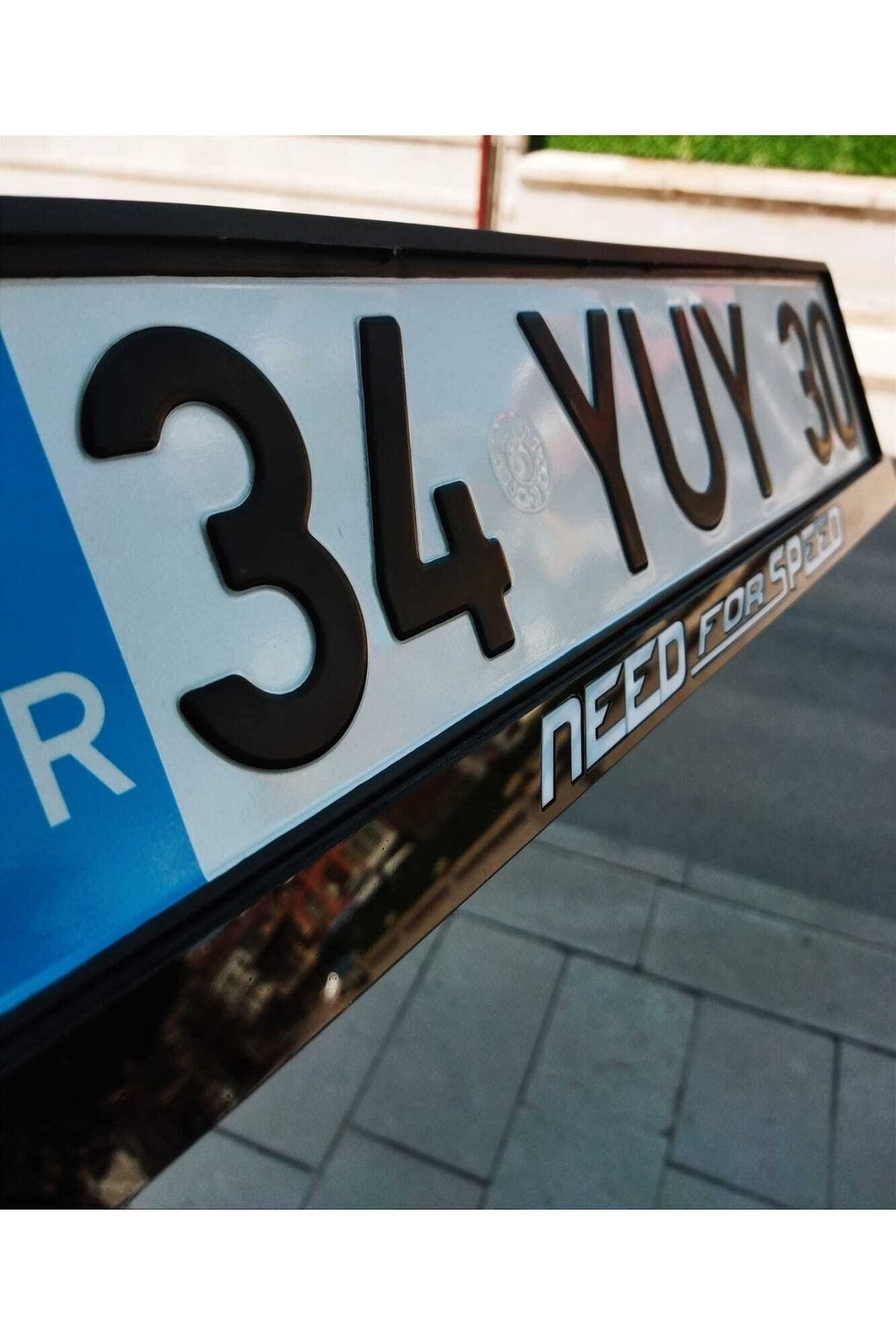 3ADİJİTAL Plakalık Need For Speed Takmatik Pleksi Piyano Black(çift)