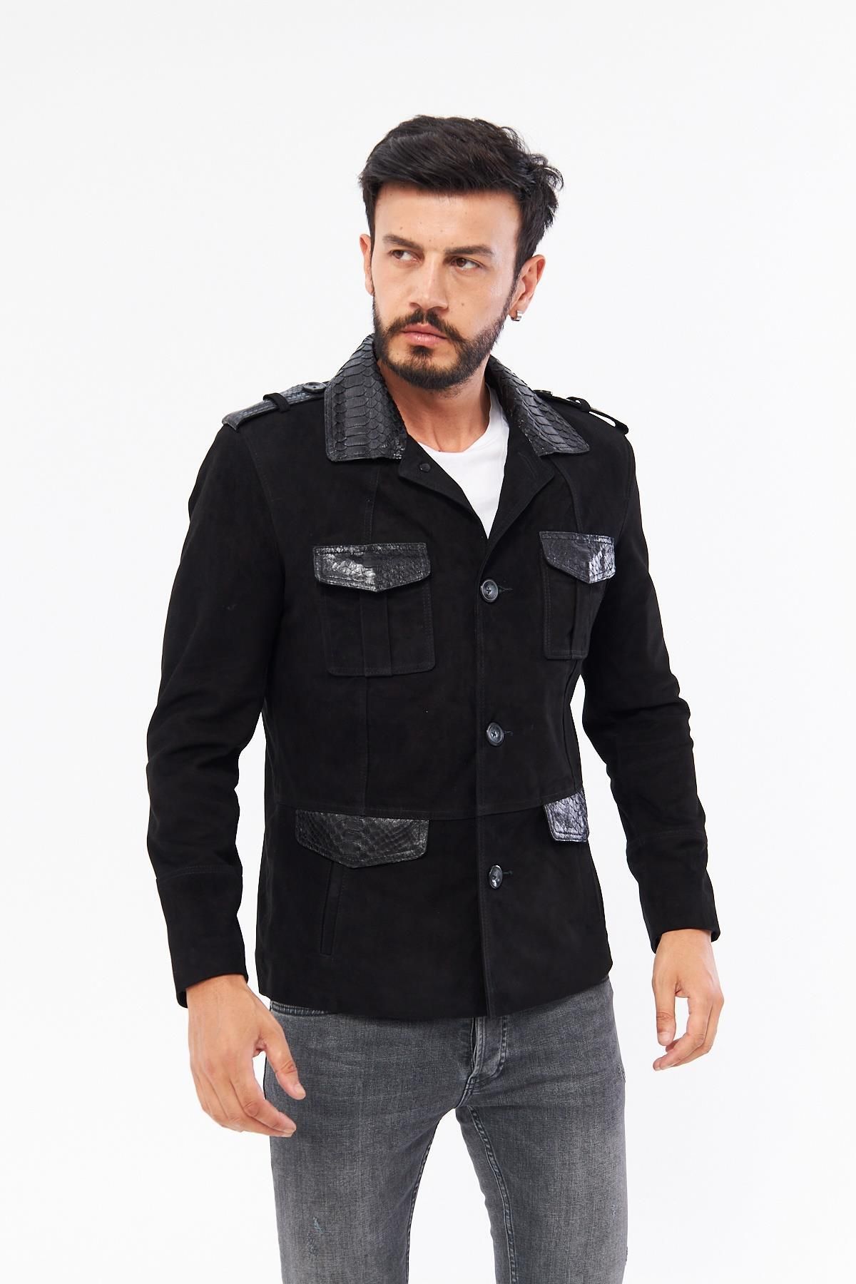 کاپشن چرم دری نس DER703P