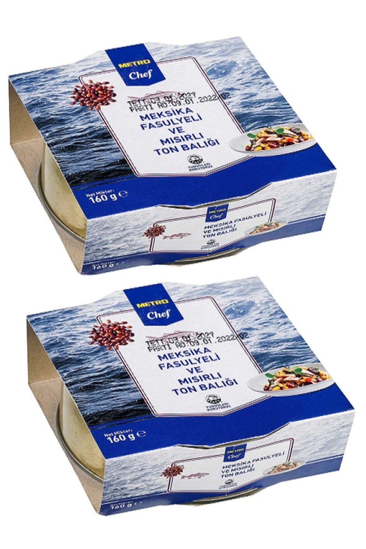 Metro Chef Chef Ton Balığı Meksika Fasulyeli & Mısırlı 160G 2Paket