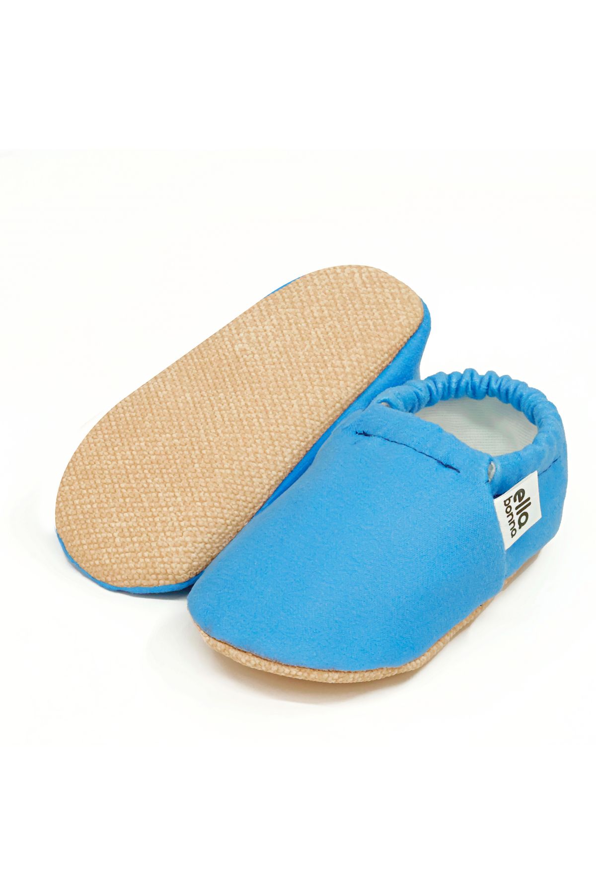 Ella Bonna-Blaue Babyschuhe – rutschfeste Sohle, Hausschuhe für Zuhause, Hausschuhe für Kinderzimmer 2