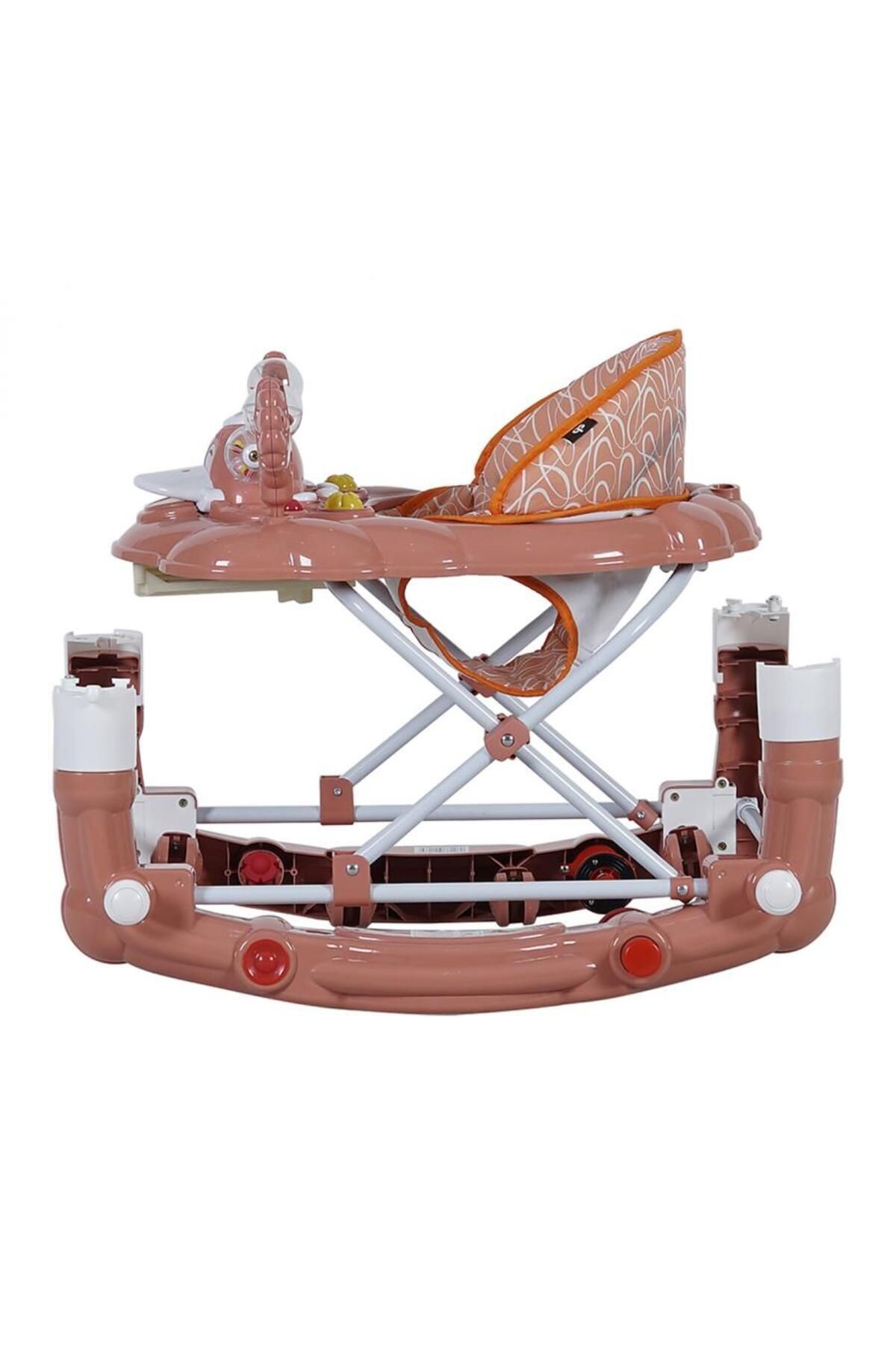 TURHAN BEBE 3 Kademe Müzikli Atlı Karıncalı Mama Tablalı Bebeğin İlgisini Çekecek Çıngıraklı Oyuncaklı Yürüteç fotoğrafı 3 (önizleme)