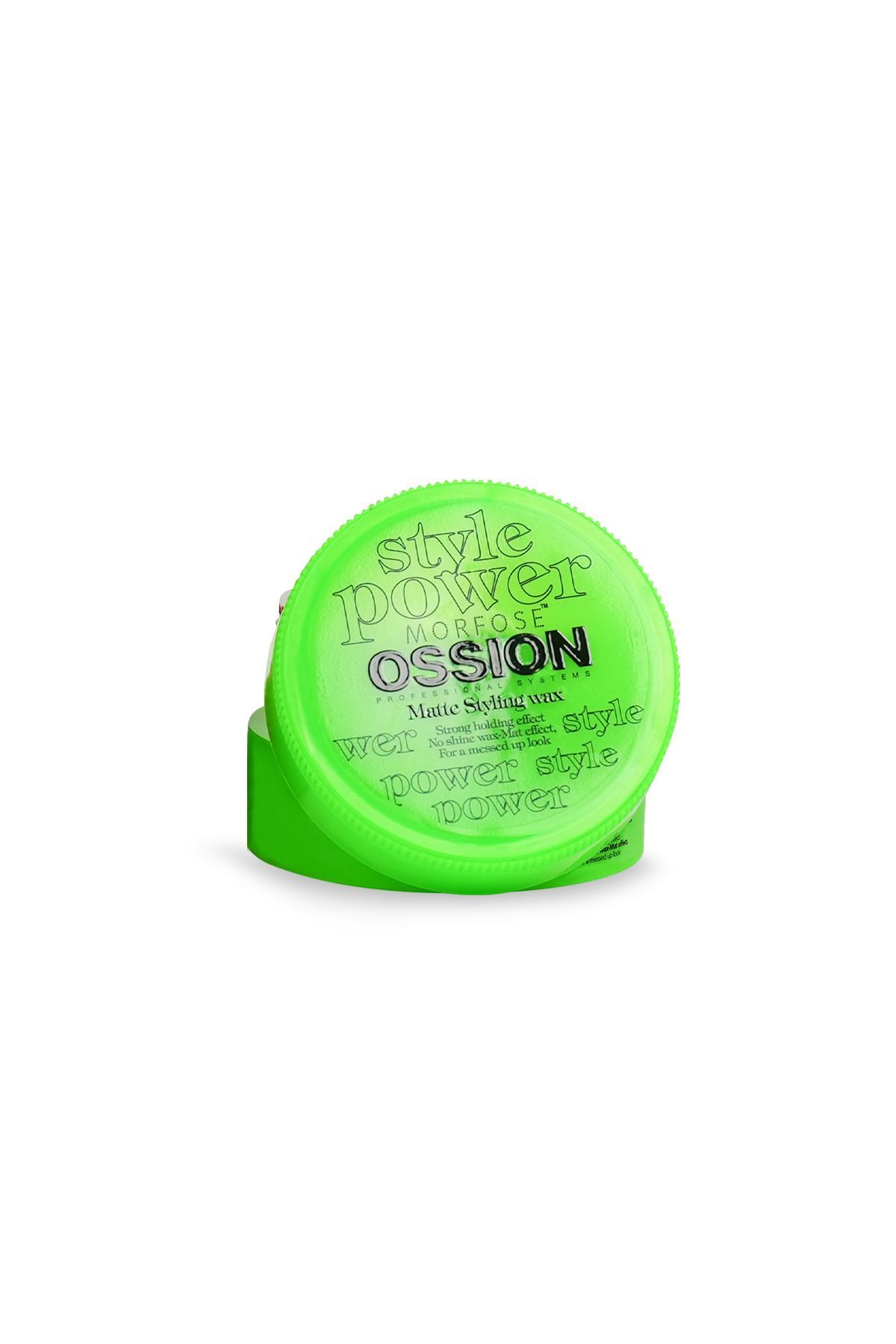 Kendinize Ait Stil İçin Ossion Mat Saç Şekillendirici Wax 100 Ml. — Kalıntı Bırakmaz — تصویر 6 از 6