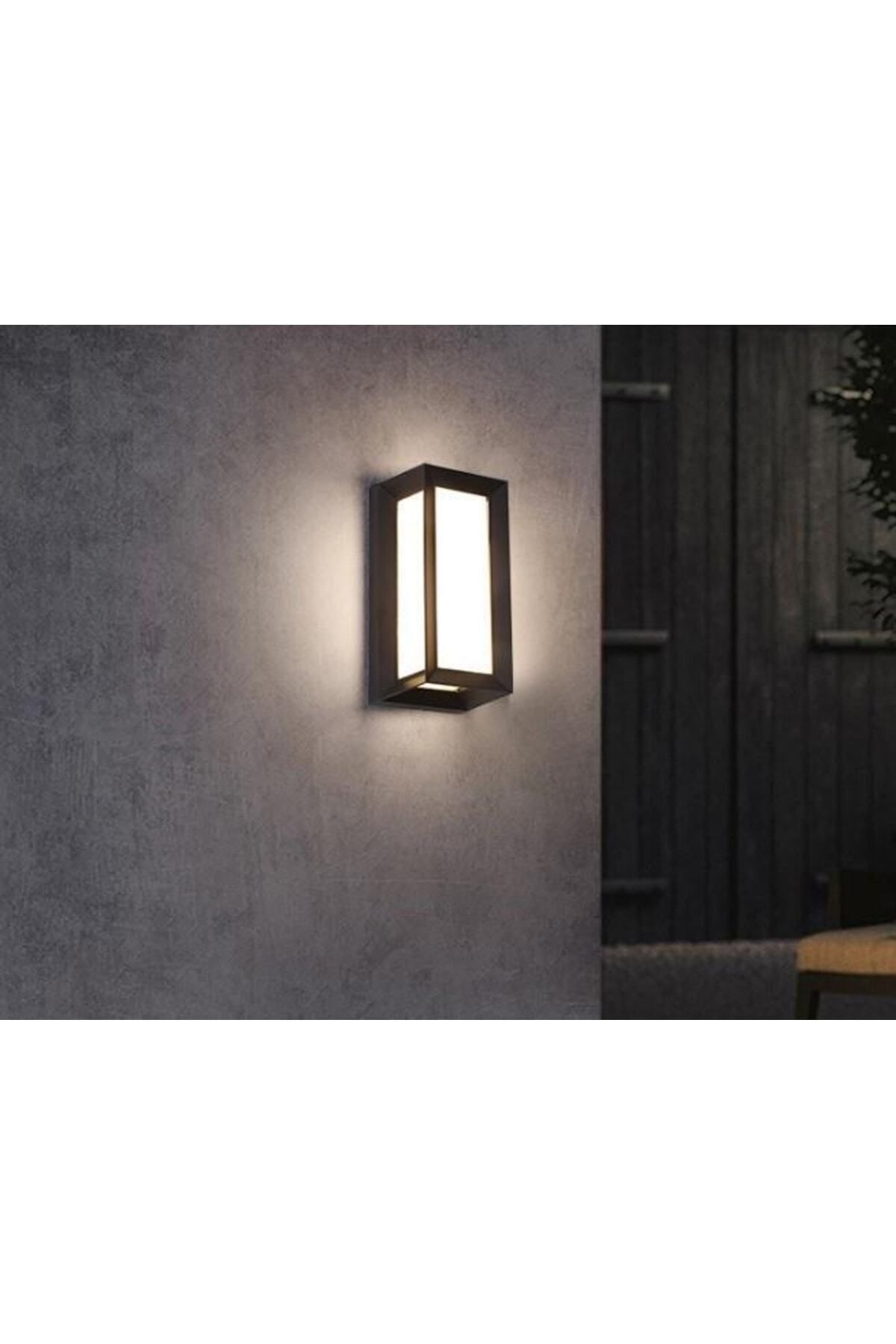 Bahçe Aydınlatması Led Işık 25cm E27 Duylu Zita Ultra Bahçe Duvar Aplik Su Geçirmez 4
