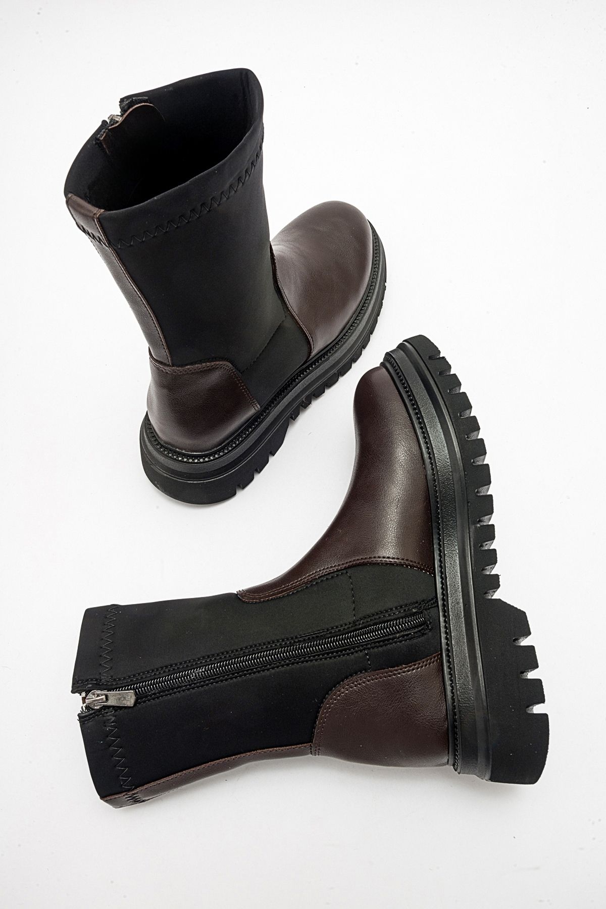 چکمه و بوتی چند رنگ زنانه قایق عاملی اورجینال luvishoes