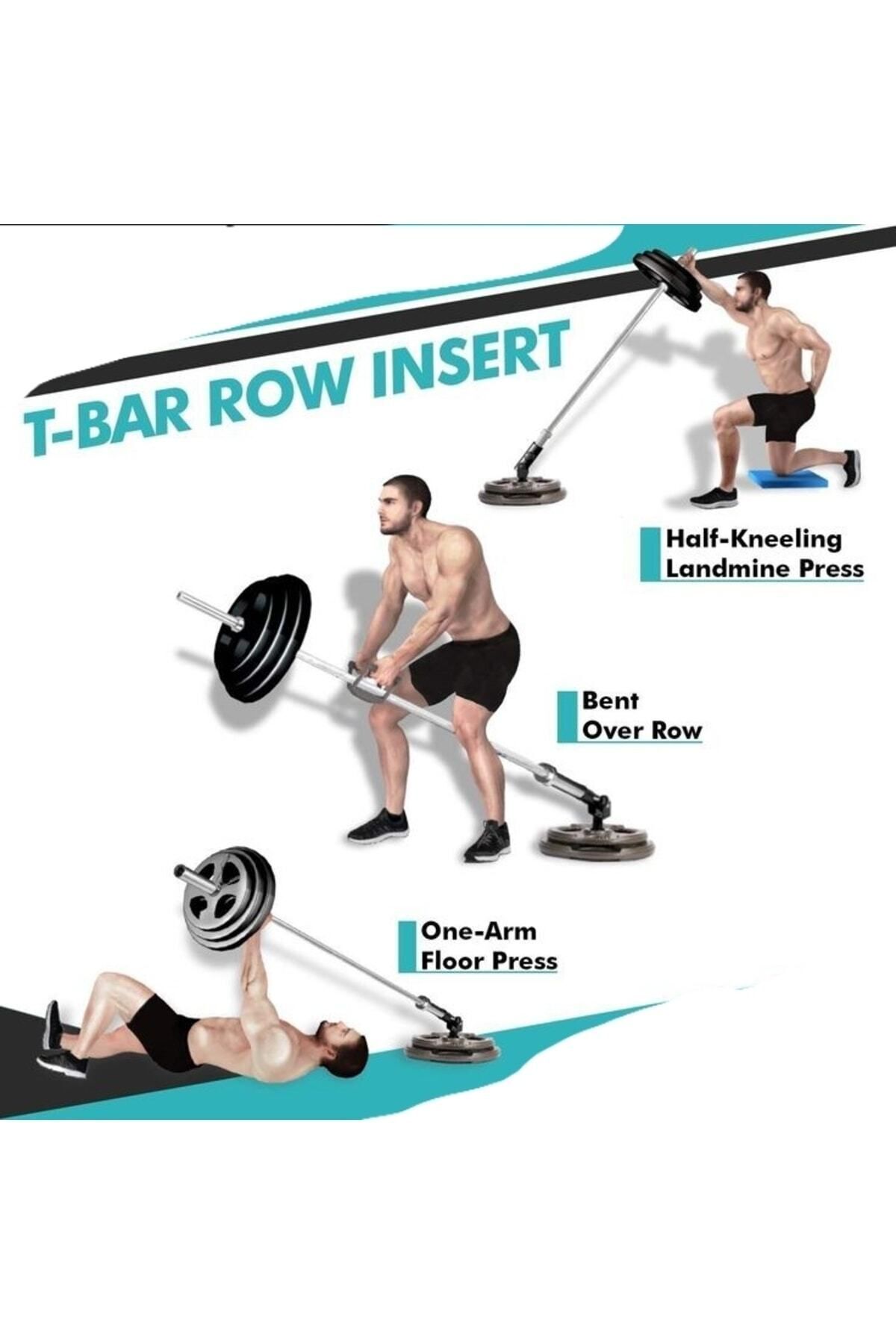 CSKMETALENDÜSTRİ T Bar Row Çalışma Aparatı (kırmızı)