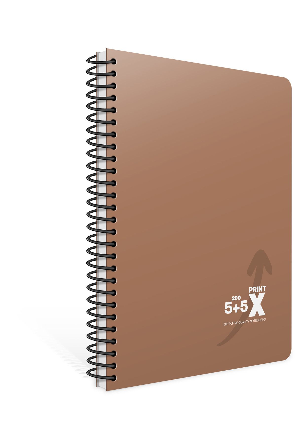 Gıpta-Prınt-x Spiral PP Covered Notebook - 17x24, 160 Sheets, 4+1 Checked+1 Ruled Separator 8