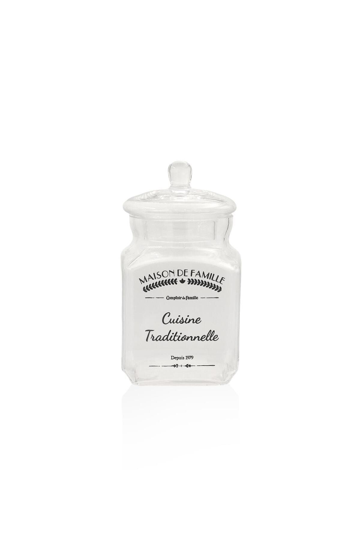 The Mia-Glass Storage Container with Lid 17 Cm 1