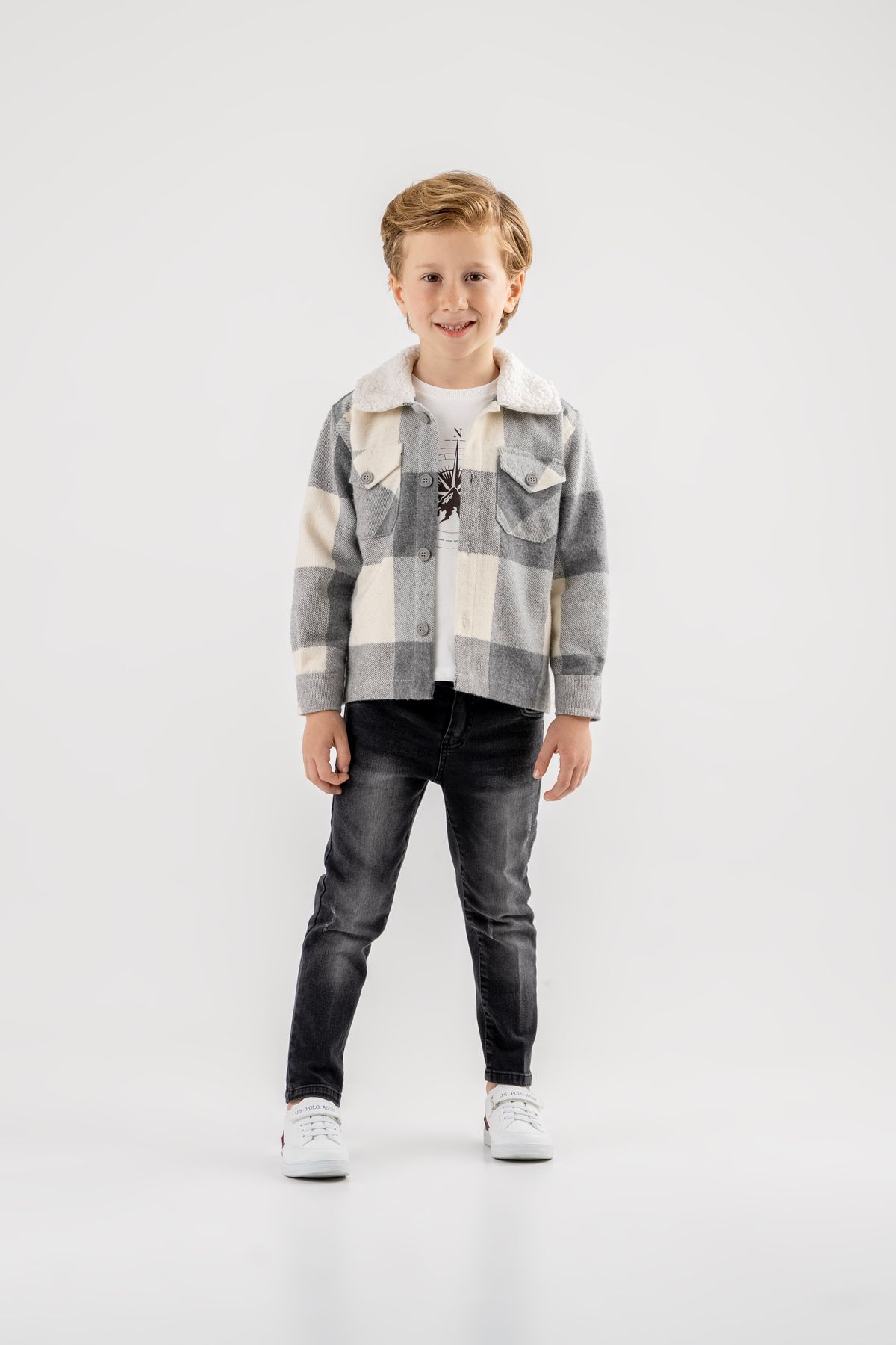 Lemon-Chamomile Patterned Shirt Set 2