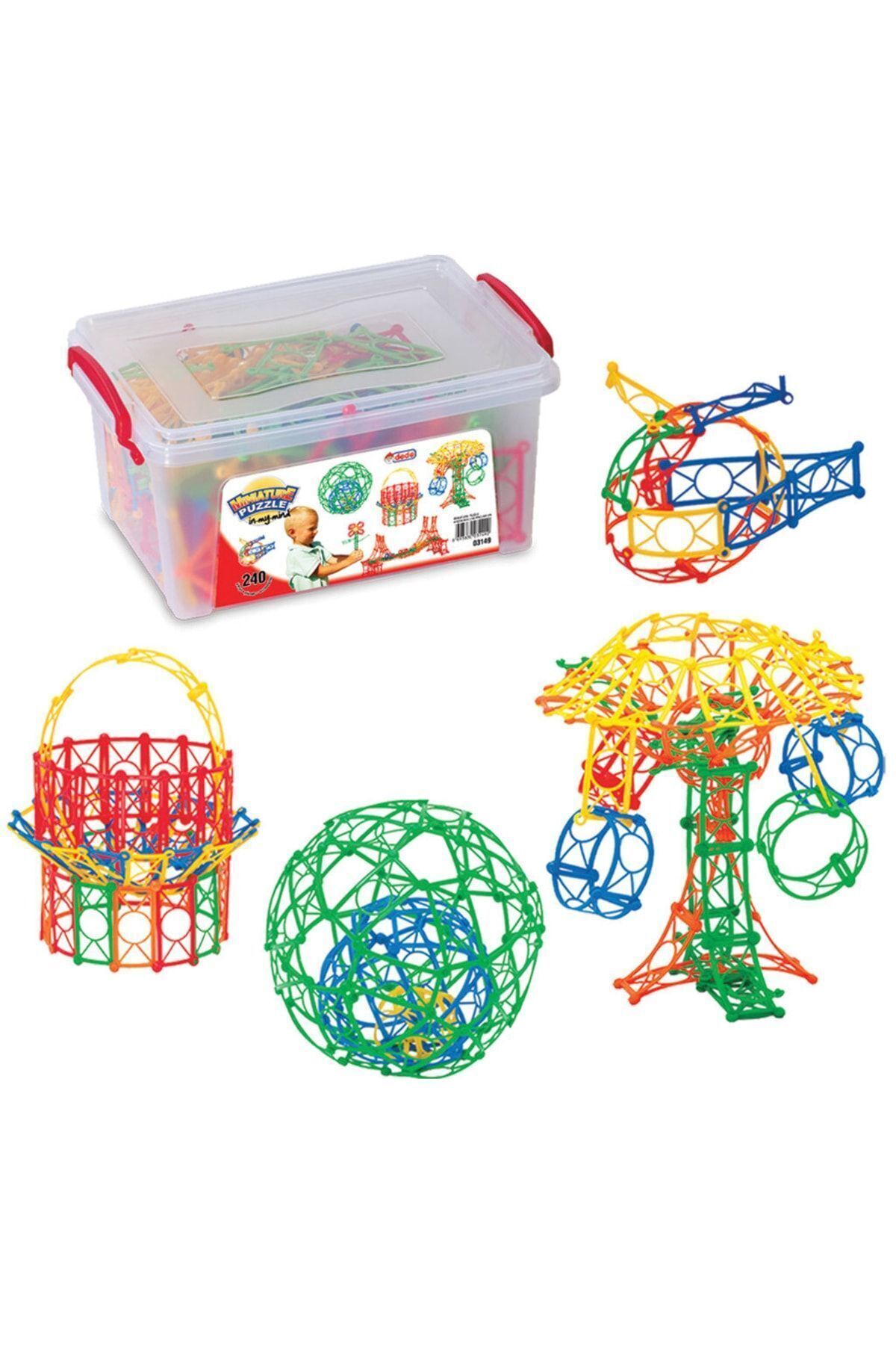 پازل مینیاتوری کوچک (۲۴۰ تکه) – اسباب‌بازی – اسباب‌بازی‌ها – اسباب‌بازی مینیاتوری – پازل سه‌بعدی