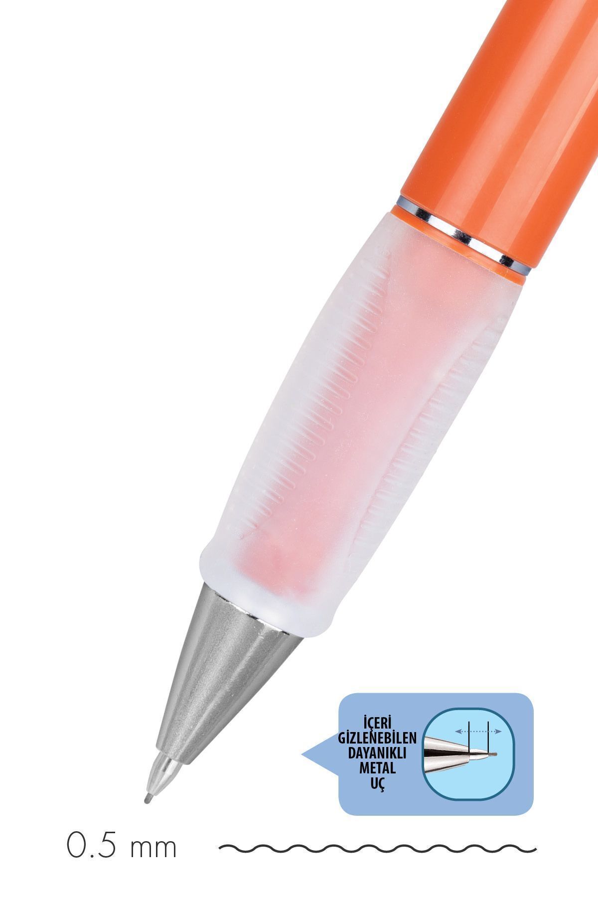 Serve-Deep 0.5 mm Tile Color Mechanical Pencil - Versatil Sv-Deep-05-Krmt 3