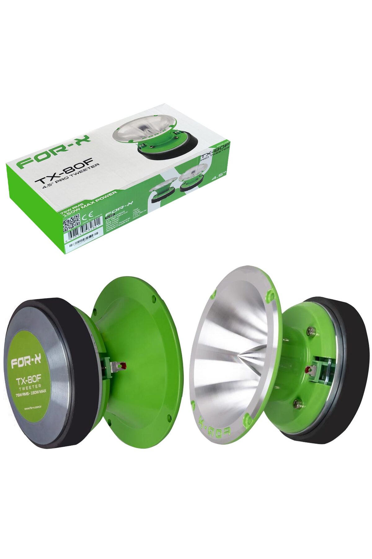 For-X TX-80F Tweeter 4.5 İnç 150 Watt 2 Adet - Fiyatı, Yorumları