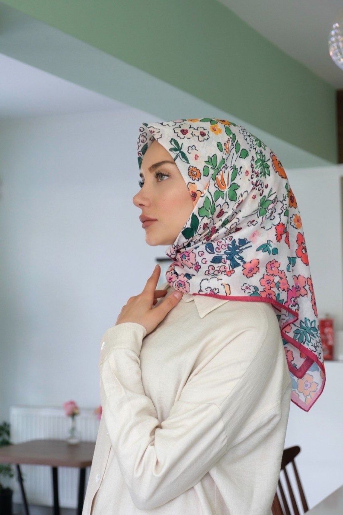 Onur-Scarf - Summer New Arrived Vibrant Colors Summer Fabric Thin Comfortable Useful Sof Scarf (STRAWBERRY) 6