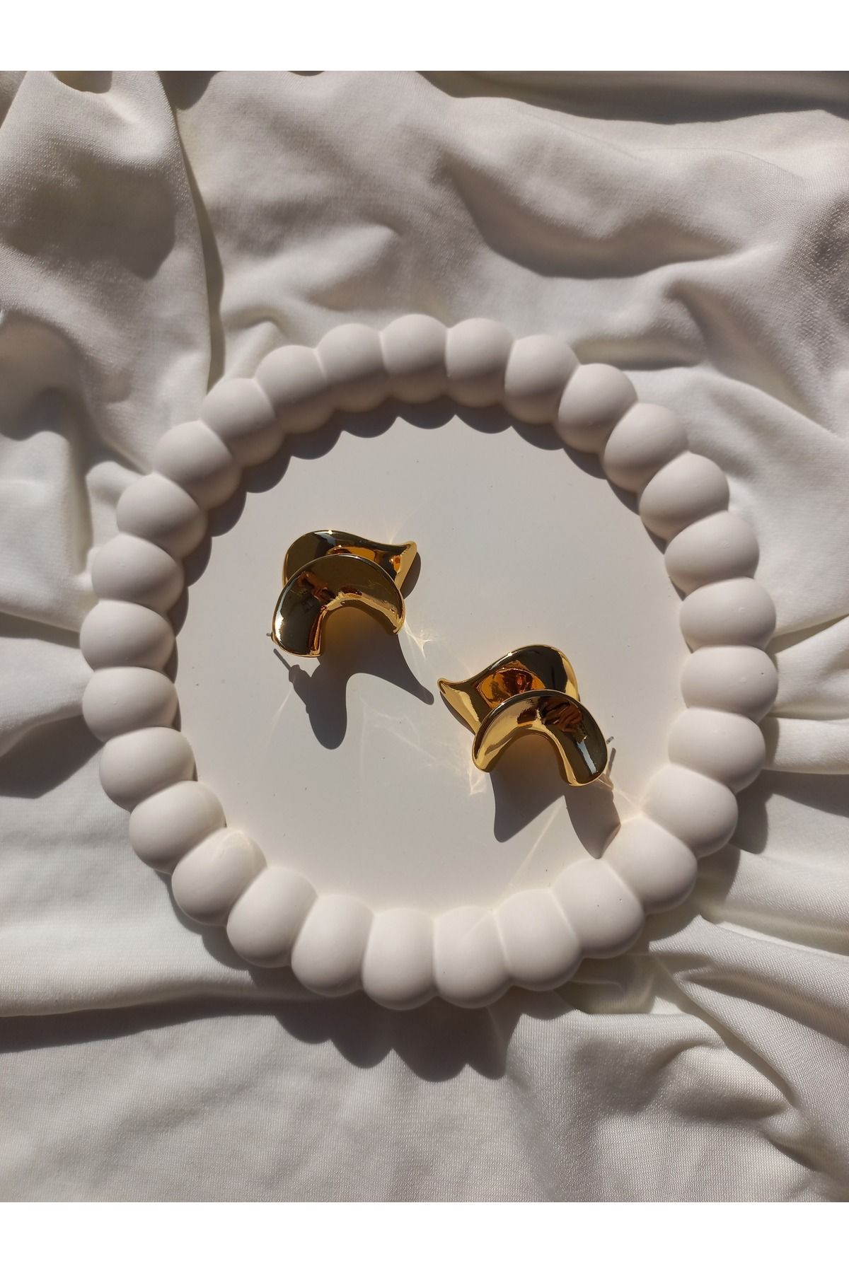 stainless steell-Stainless Steel Eyelet Earrings 1