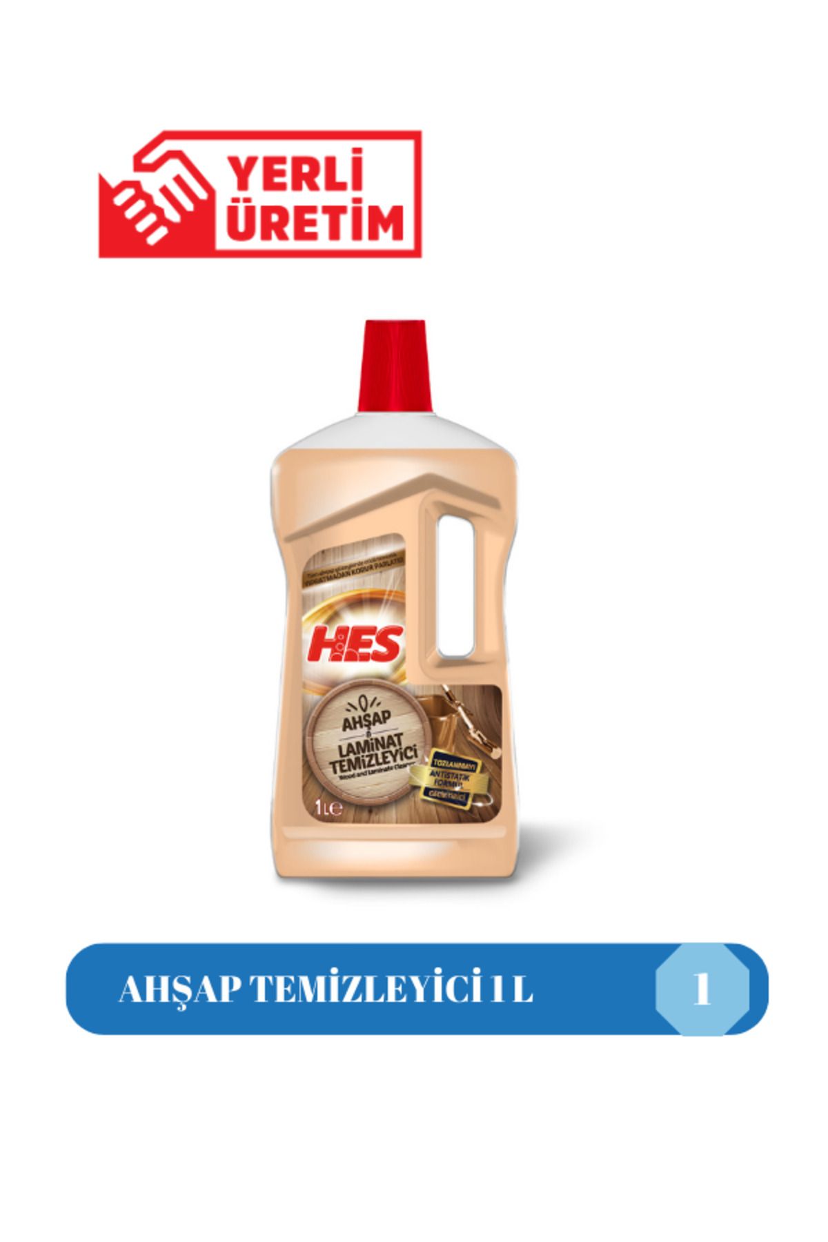 Hes AHŞAP ve LAMİNAT TEMİZLEYİCİ 1 L