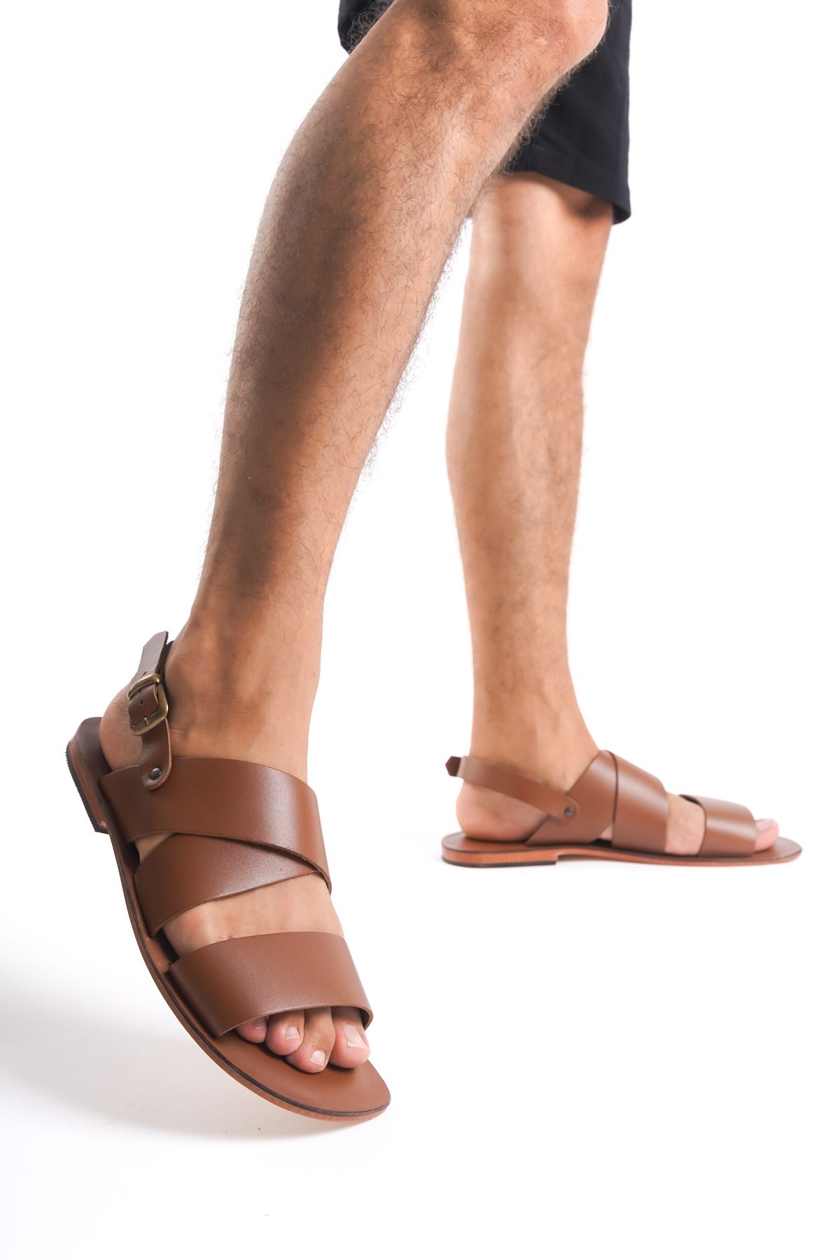 صندل چند رنگ مردانه های اصلی چرم تابا K1105 DaphneSandals