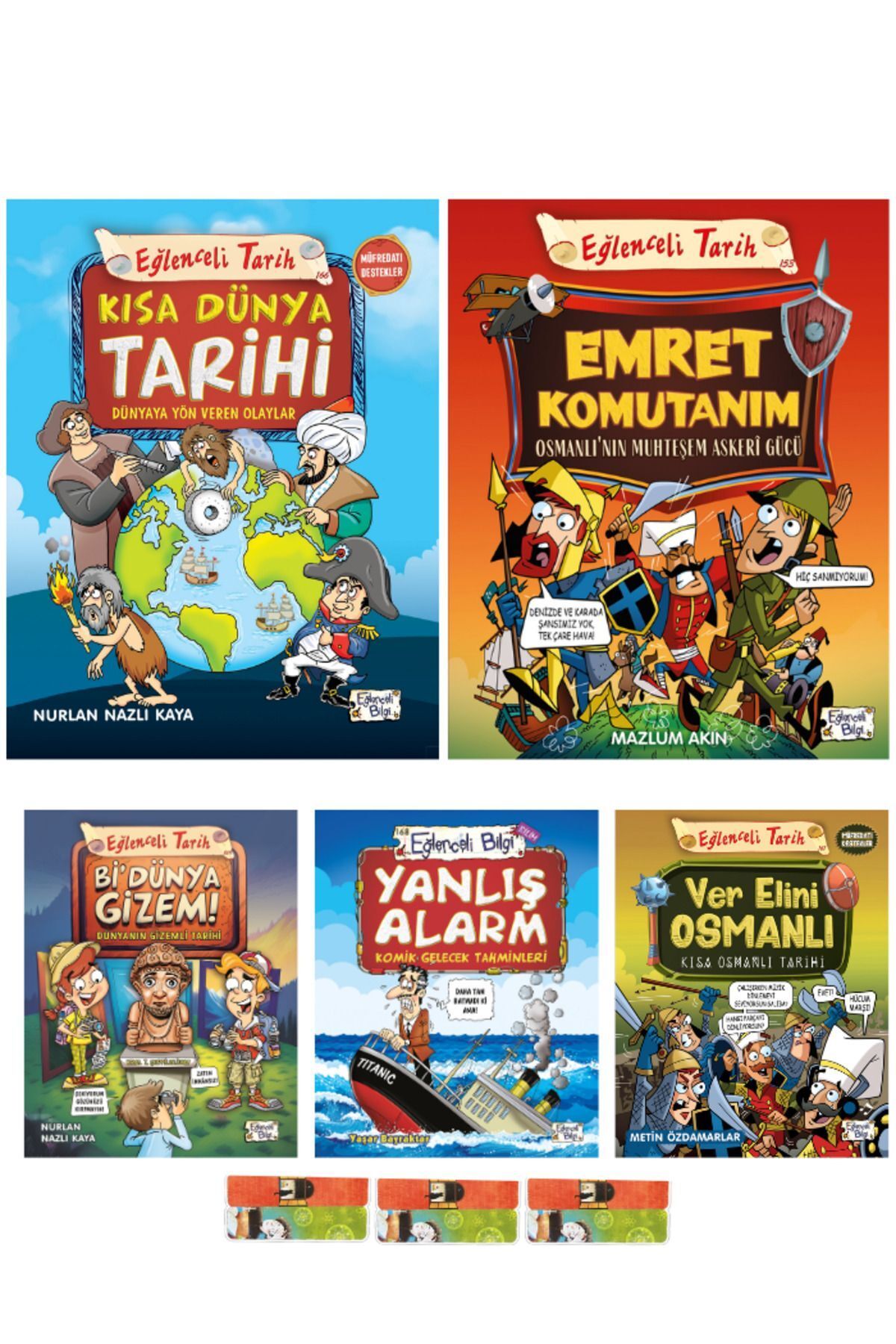 Eğlenceli Bilgi Yayınları 3.4.5. sınıflar için nitelikli ve eğleceli kitaplar set 5kitap
