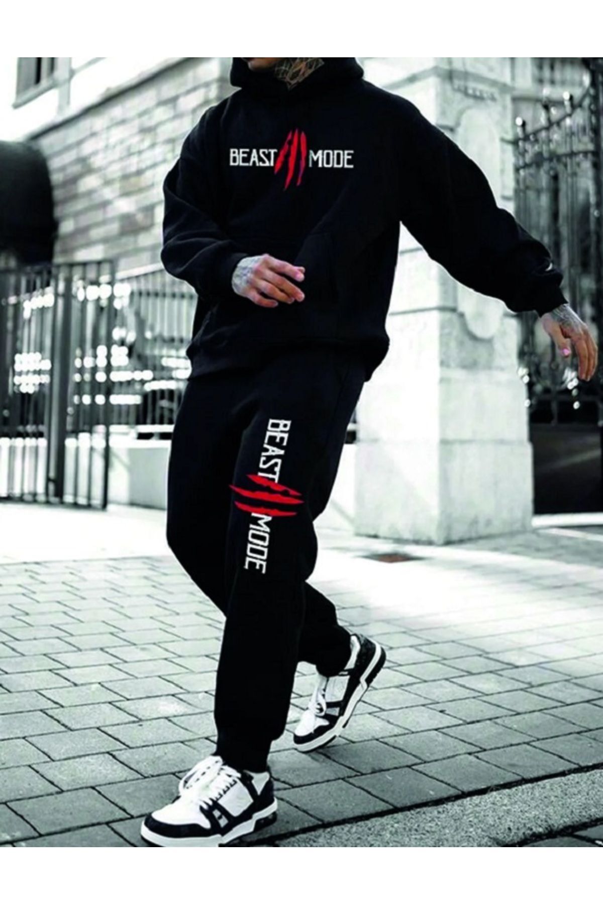 x-compass life Unisex tepláková súprava s potlačou v móde Beast