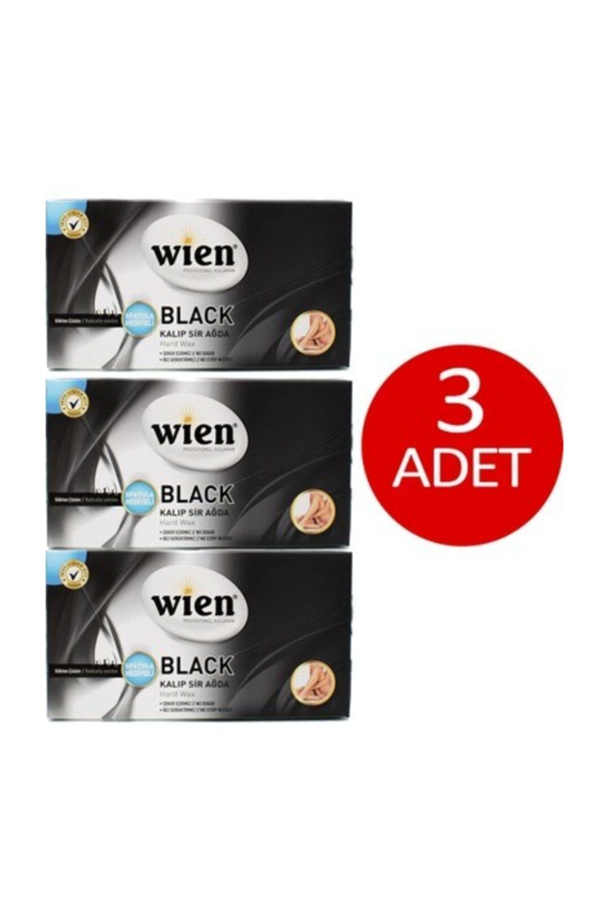 Wien Kalıp Sir Ağda Siyah 3'lü — 2471377444304 — تصویر 1 از 1