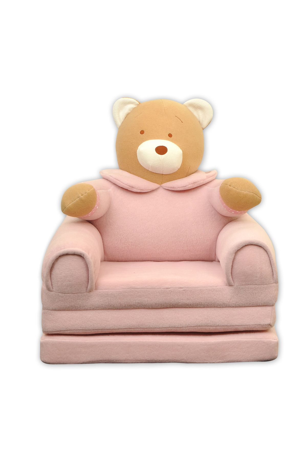 Genel Markalar Portatif Polar Dolum 3 Katlı Çocuk Koltuğu Çocuk Yatağı Çocuklar Için Sevimli Ayıcık 56x40x50 fotoğrafı 2 (önizleme)