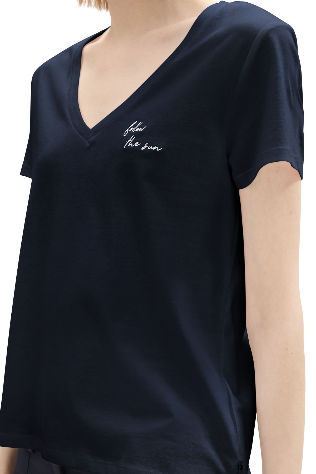 Tom Tailor-V-neck T-shirt with print 5