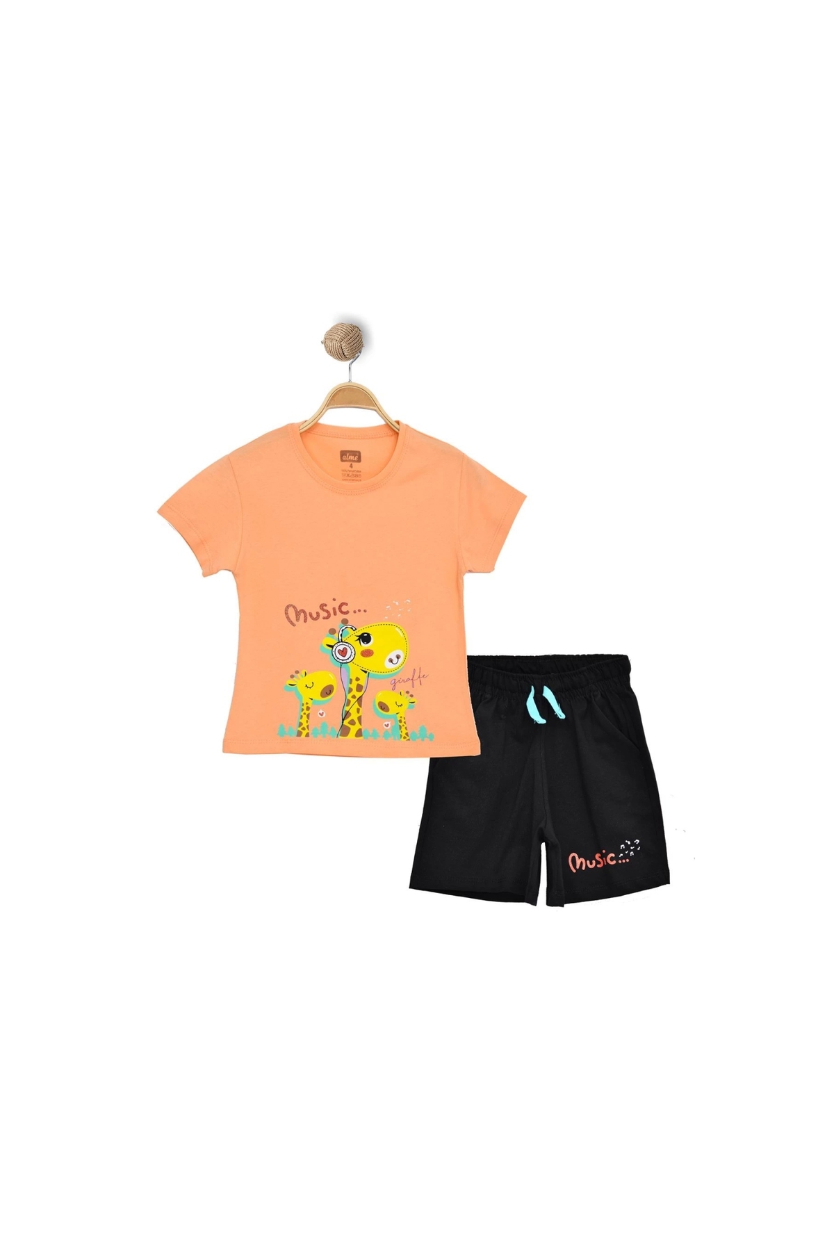 1-4 Years Printed Children's Set Salmon - 524042.1576.