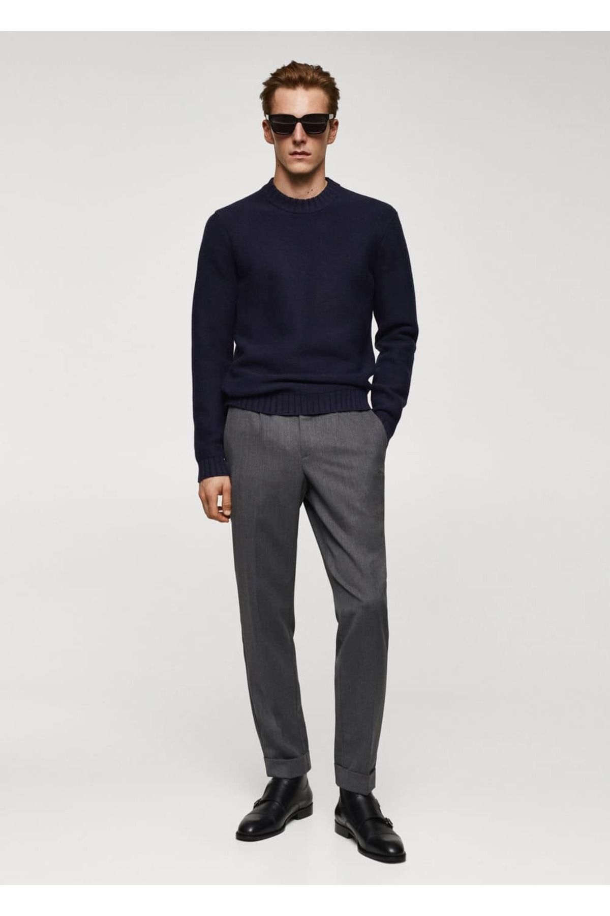 MANGO Man-Rib Knitwear Sweater - Stylish and Comfortable 2