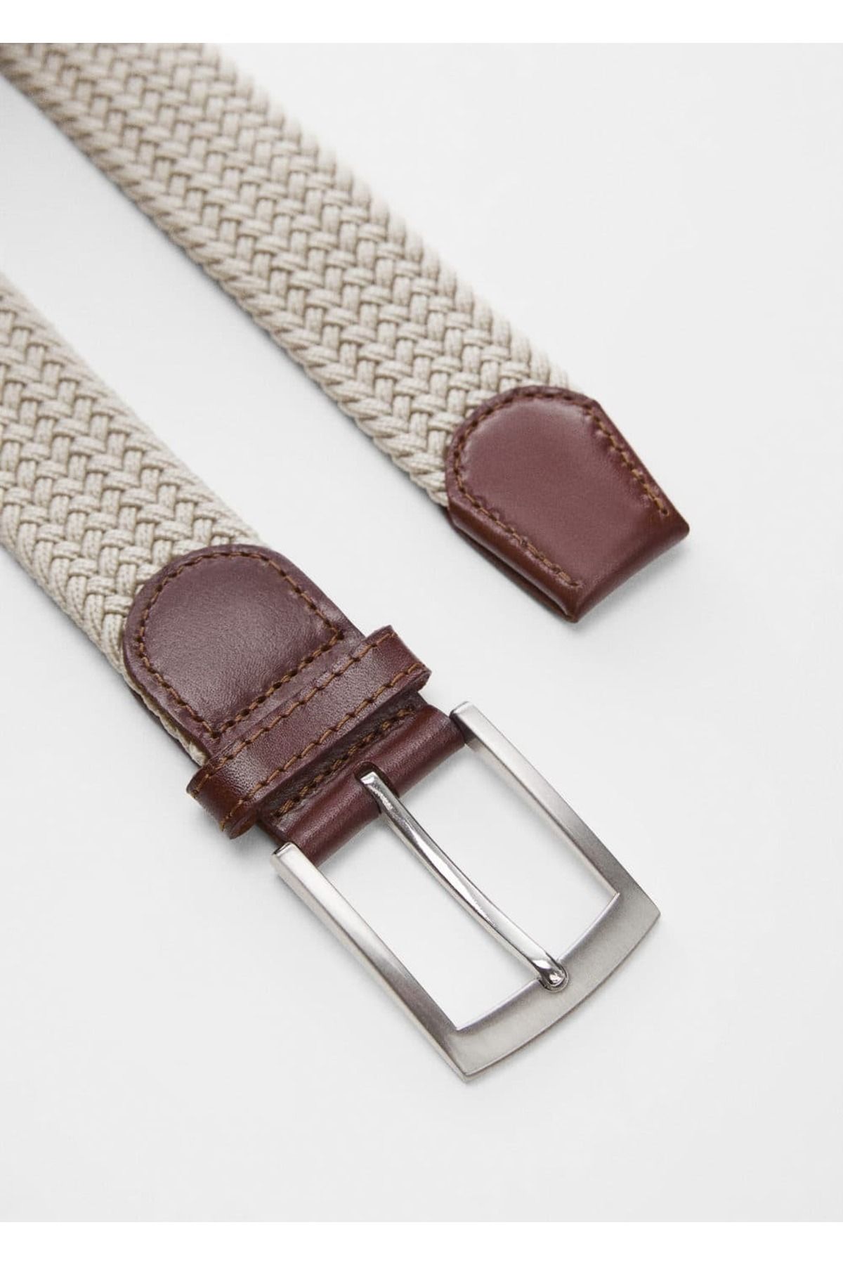 MANGO Man-Curea elastica cu model tricotat 3