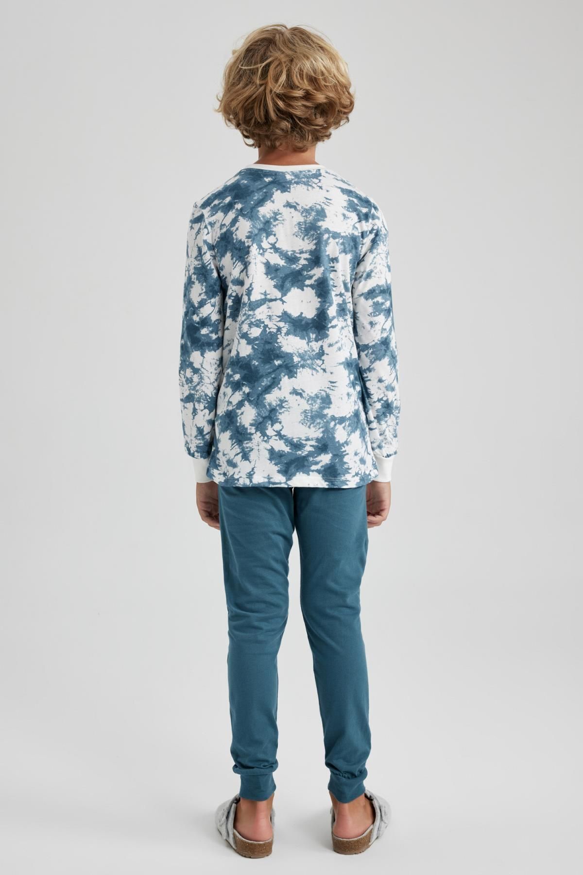 DeFacto-Boy's Patterned Pajama Set - Long Sleeve, A7078a823au 6
