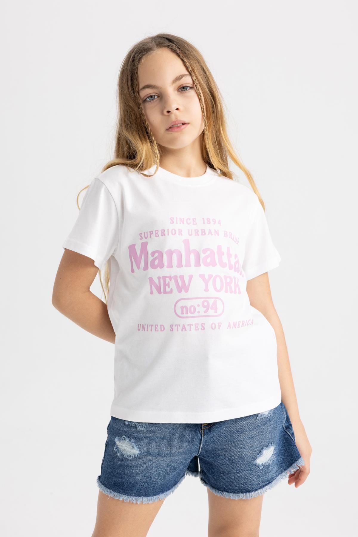 تی شرت دخترانه دفاکتو | B5088A824SM Defacto - Image 4