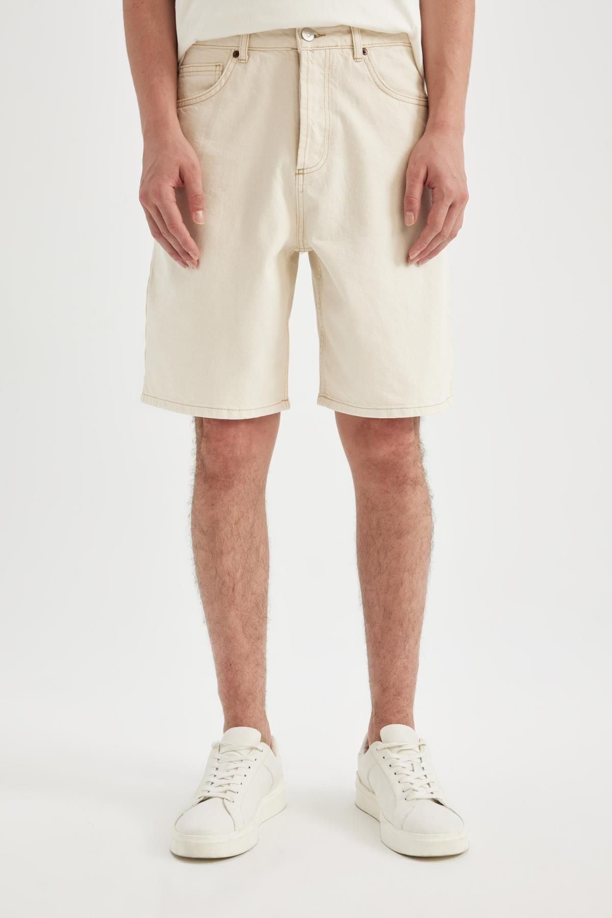 شلوارک مردانه دفاکتو | D3936AX24SM Defacto - Image 2