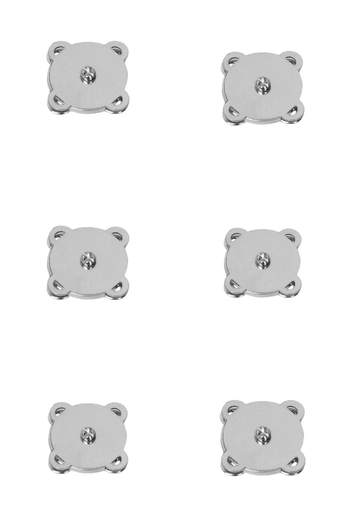 Bag Accessory Snap Fastener with Sewable Magnet - 2 cm ( 6 pcs )