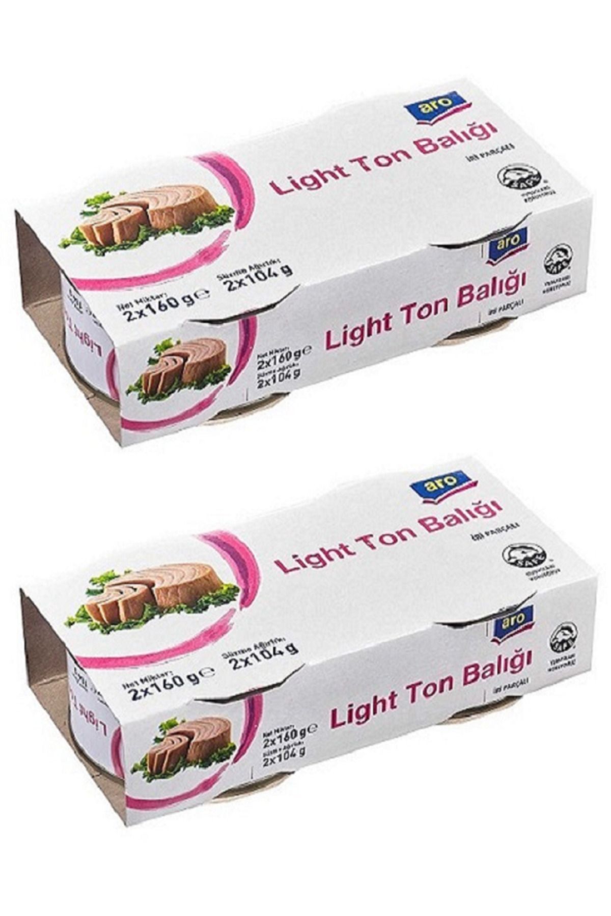 Aro Ton Balığı Lıght 2li 160G 2 Paket
