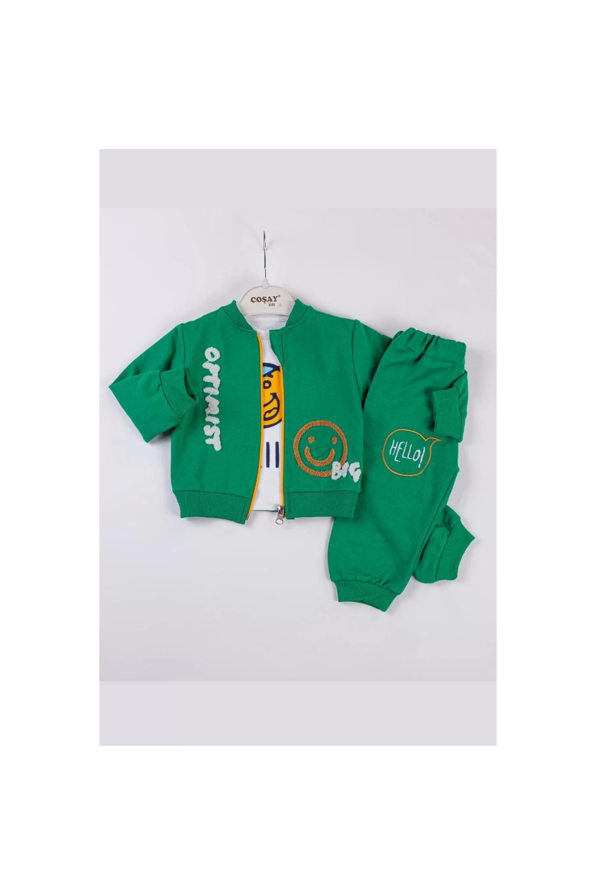 Optimist Embroidered Baby Boy Suit