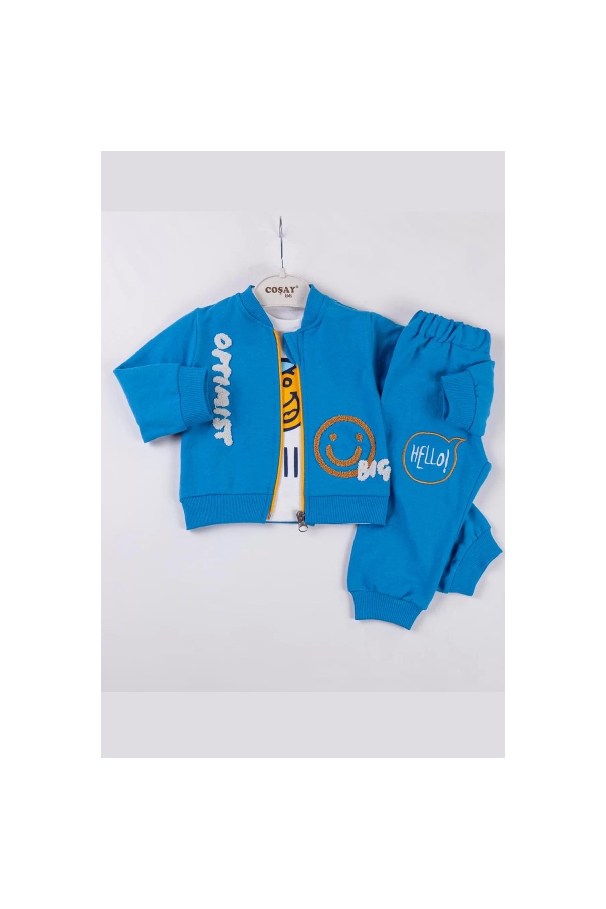 Optimist Embroidered Baby Boy Suit