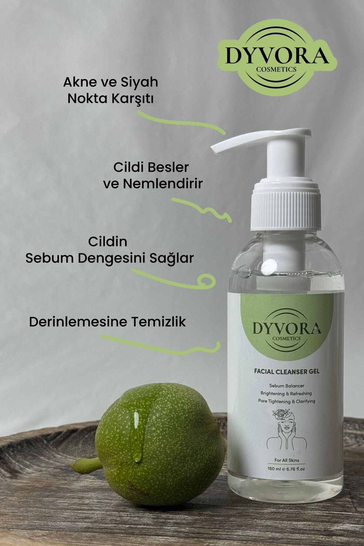 پاک کننده صورت   DYVORA COSMETICS | 5 اورجینال - تصویر 2