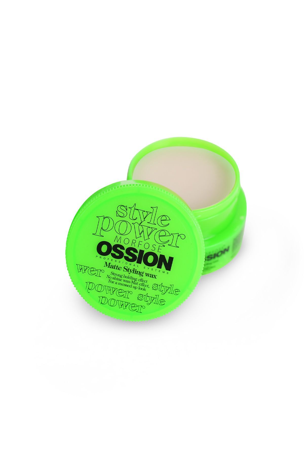 Kendinize Ait Stil İçin Ossion Mat Saç Şekillendirici Wax 100 Ml. — Kalıntı Bırakmaz — تصویر 5 از 6