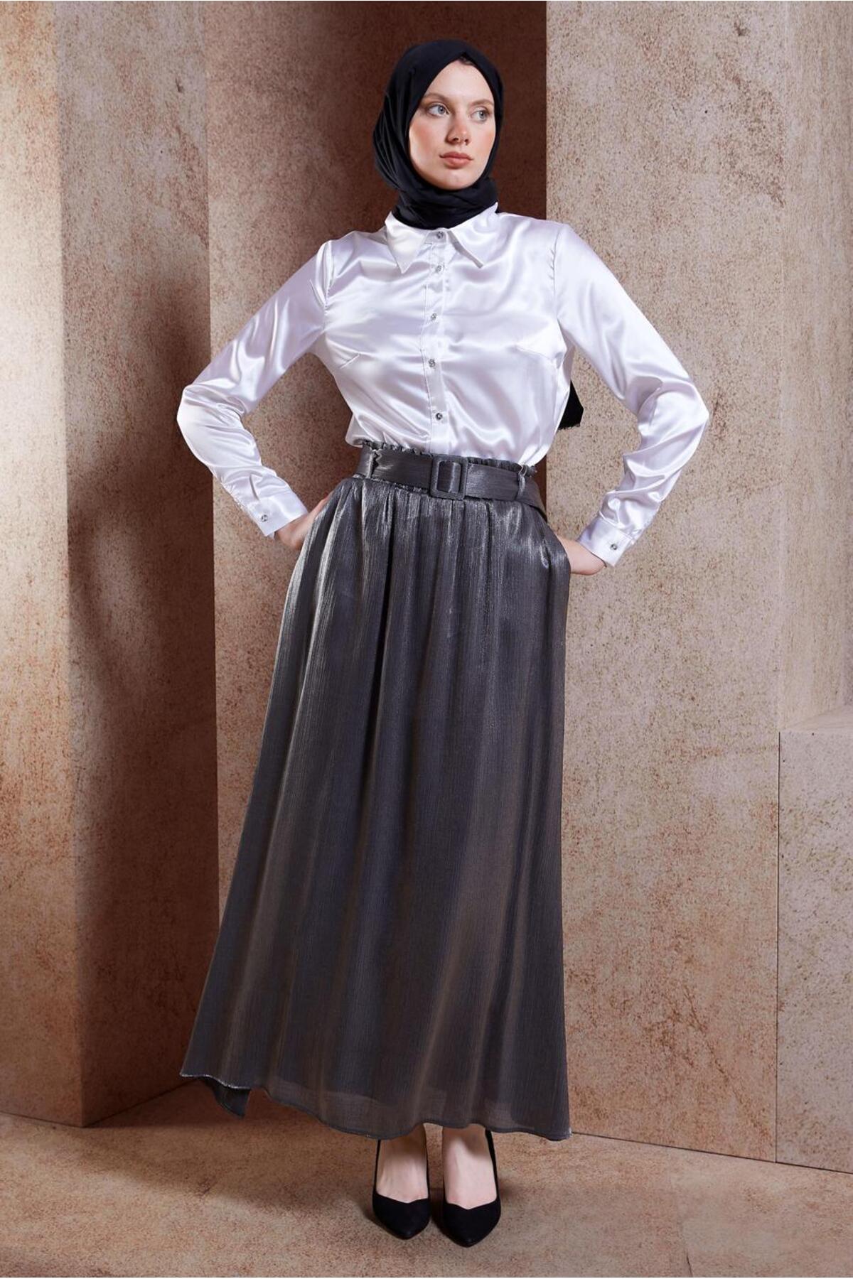 دامن زنانه آلوینا | 24YETK0060564 Alvina - Image 4