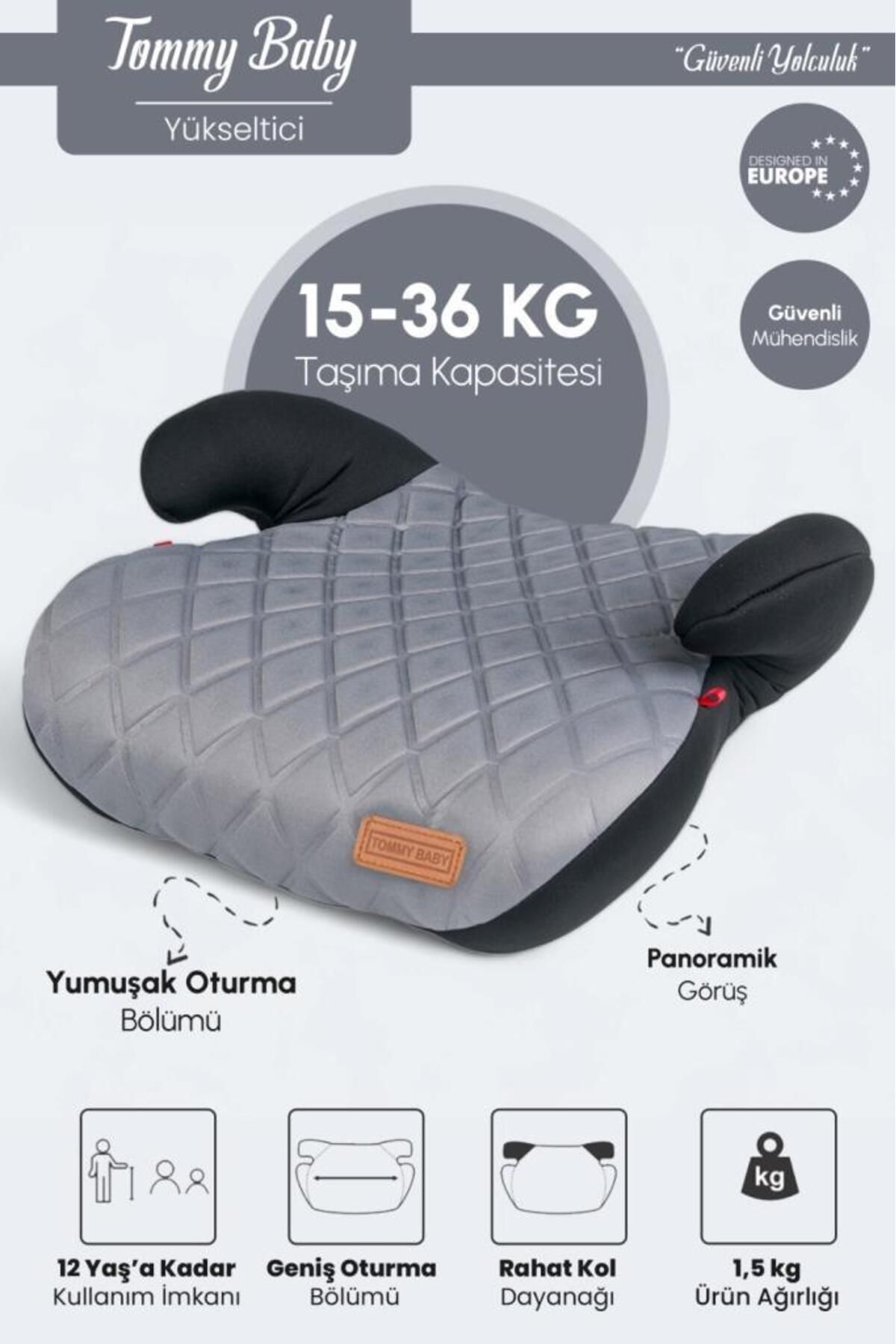 Tommybaby Yükseltici 15-36 Kg Yükseltici Oto Koltuğu