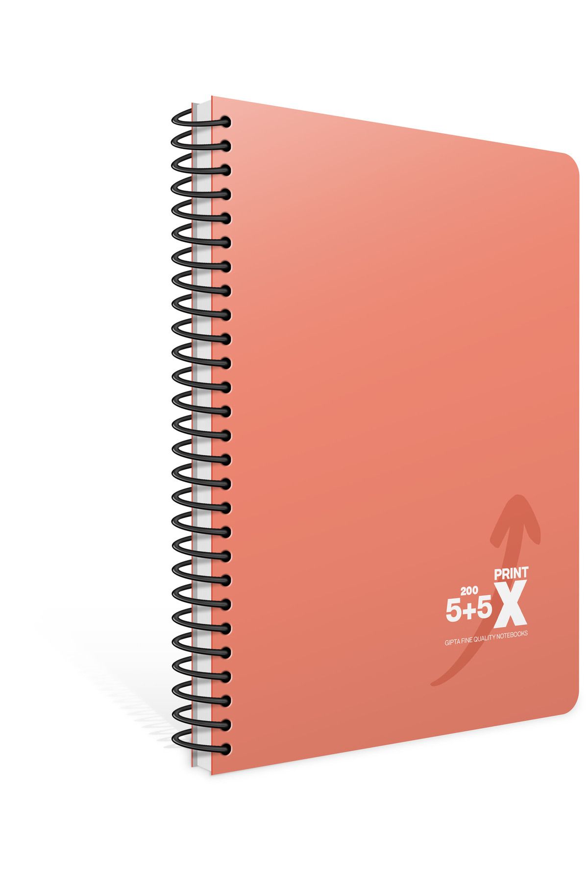 Gıpta-Prınt-x Spiral PP Covered Notebook - 17x24, 160 Sheets, 4+1 Checked+1 Ruled Separator 4