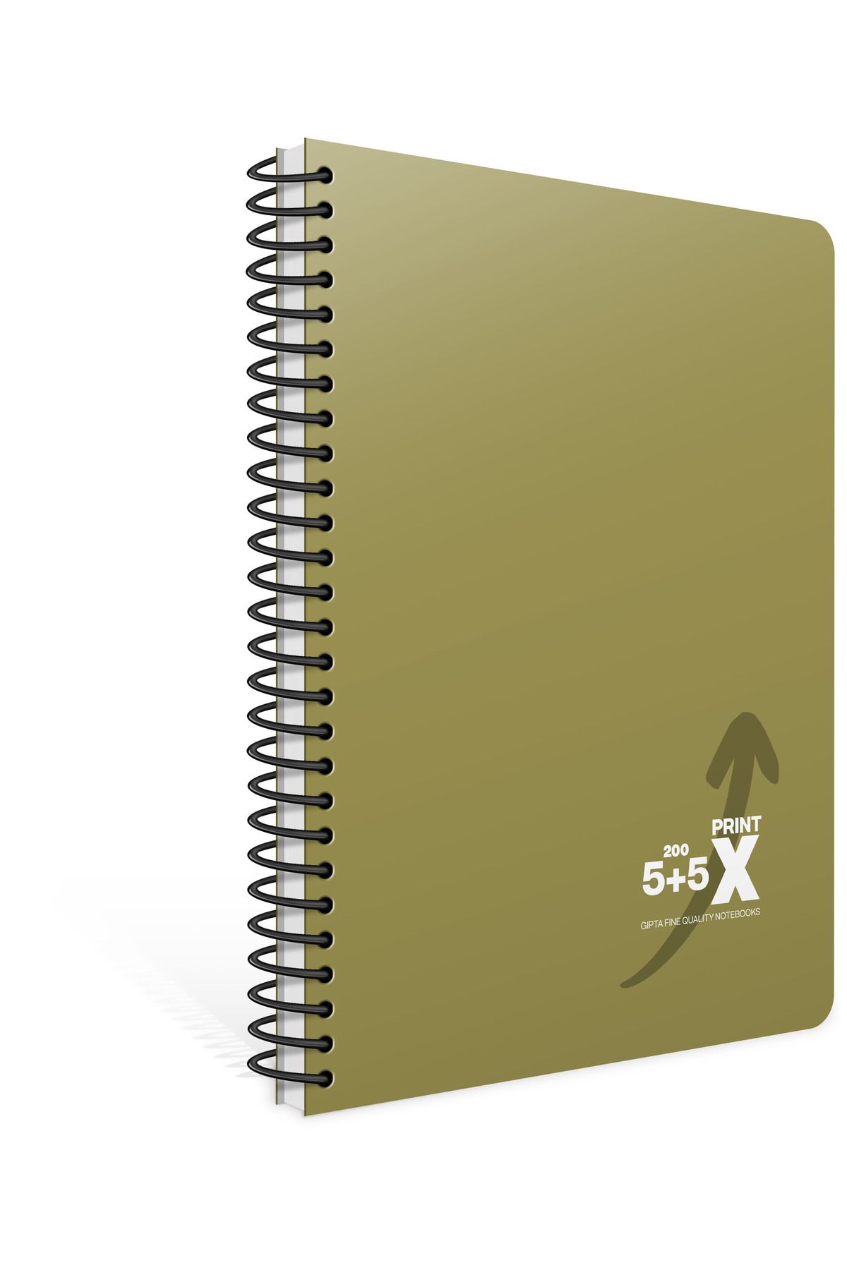 Gıpta-Prınt-x Spiral PP Covered Notebook - 17x24, 160 Sheets, 4+1 Checked+1 Ruled Separator 2