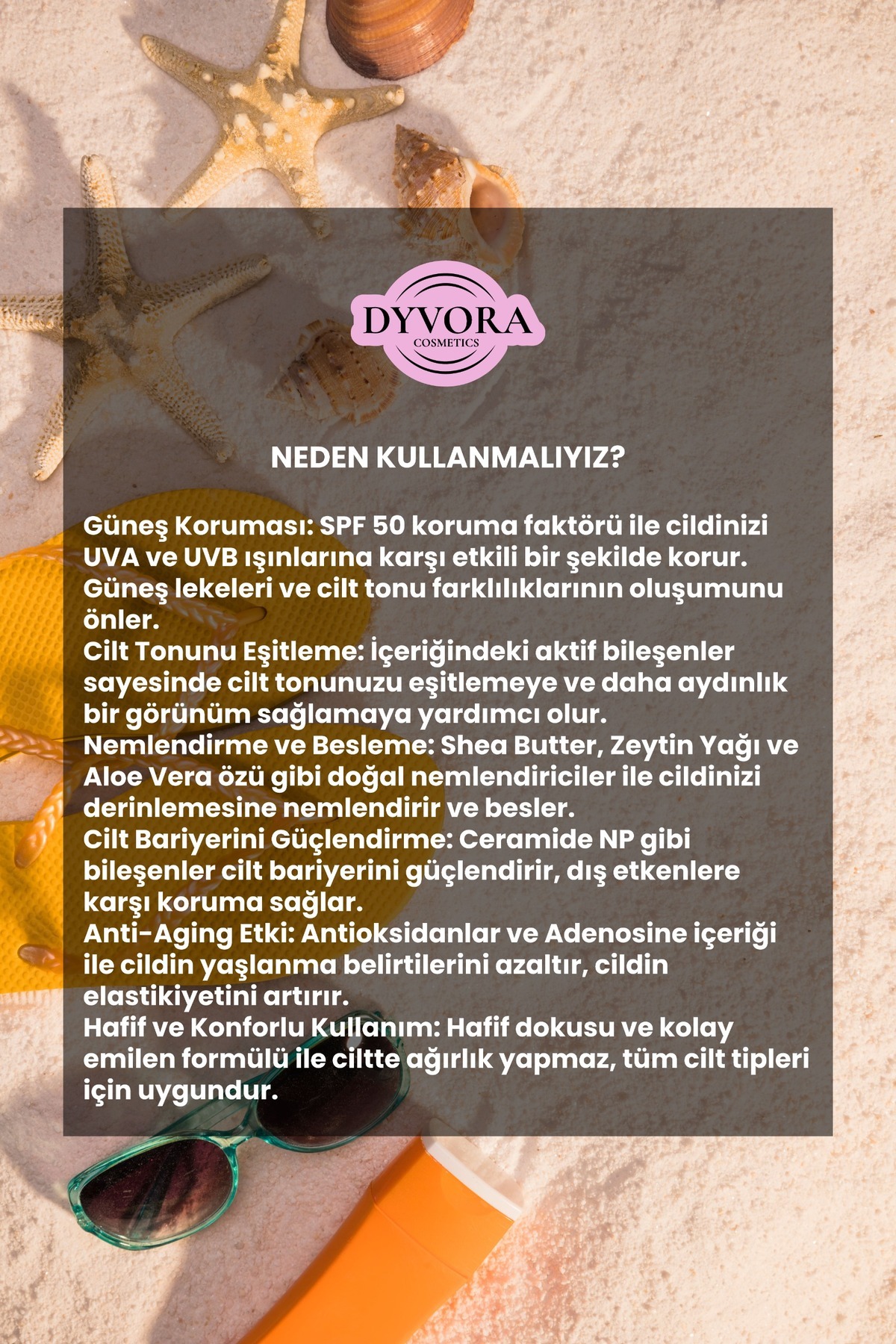 ضد آفتاب صورت   DYVORA COSMETICS | 1 اورجینال - تصویر 4