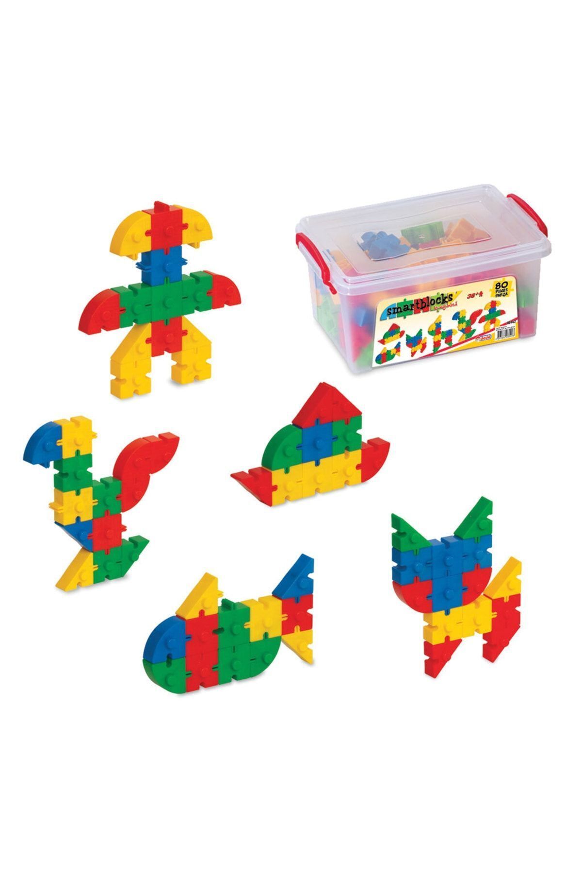 لگو بلوک‌های هوشمند کوچک (۸۰ تکه) - اسباب‌بازی‌های لگو - اسباب‌بازی‌های ساختنی - بلوک هوشمند - لگو هوشمند