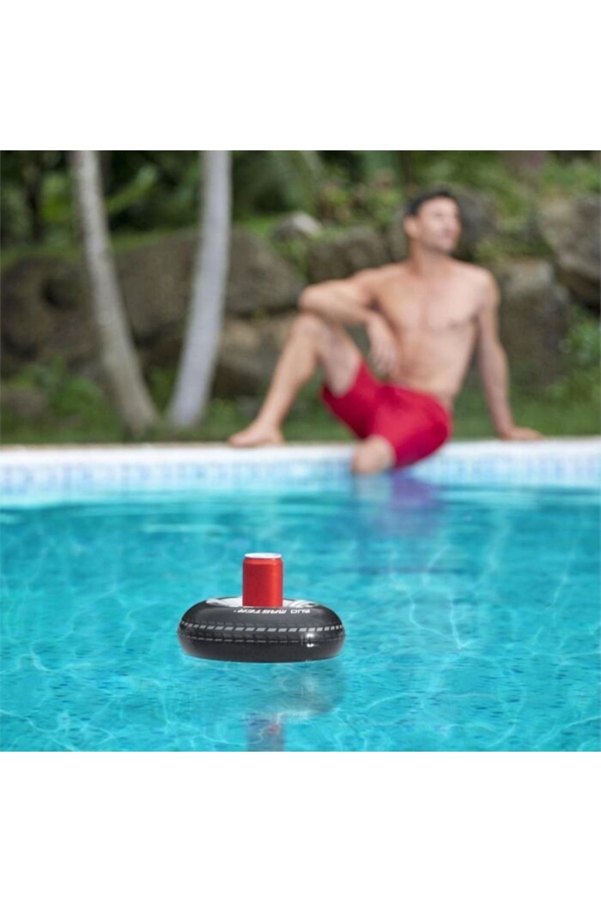 Boldy-Inflatable Wheel Cup Holder - Floating Beverage Holder and Sea Cup Holder 5