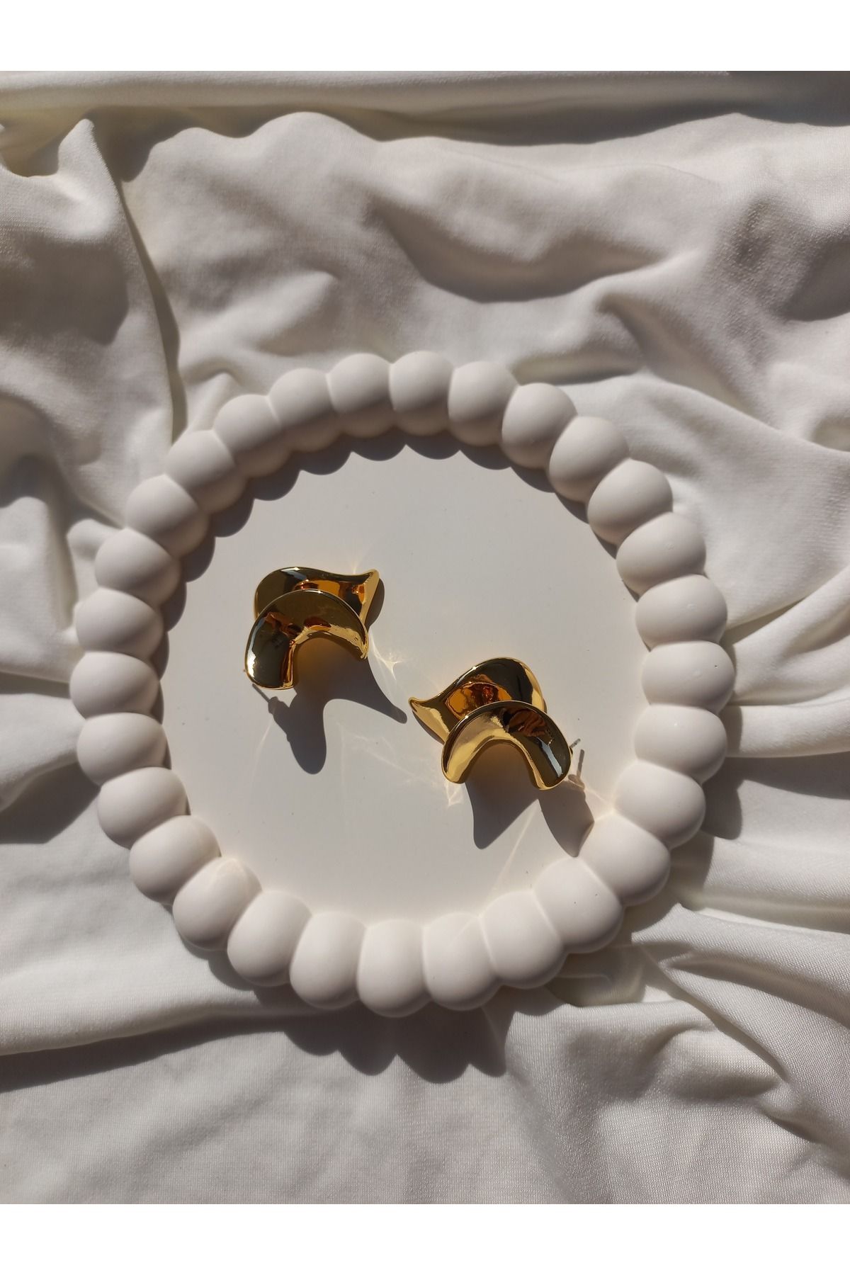 stainless steell-Stainless Steel Eyelet Earrings 2